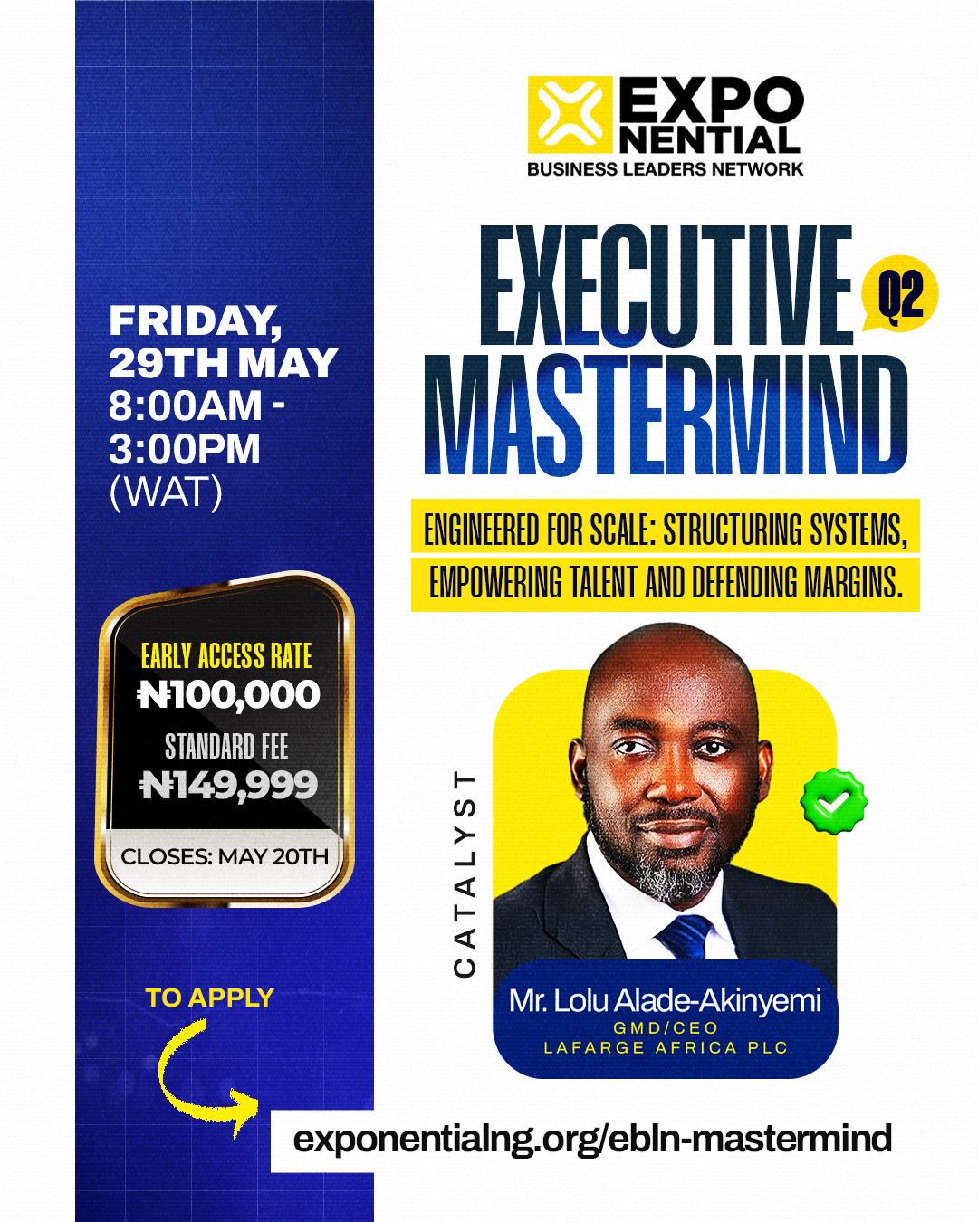 EBLN Q2 Executive Mastermind Official Flyer