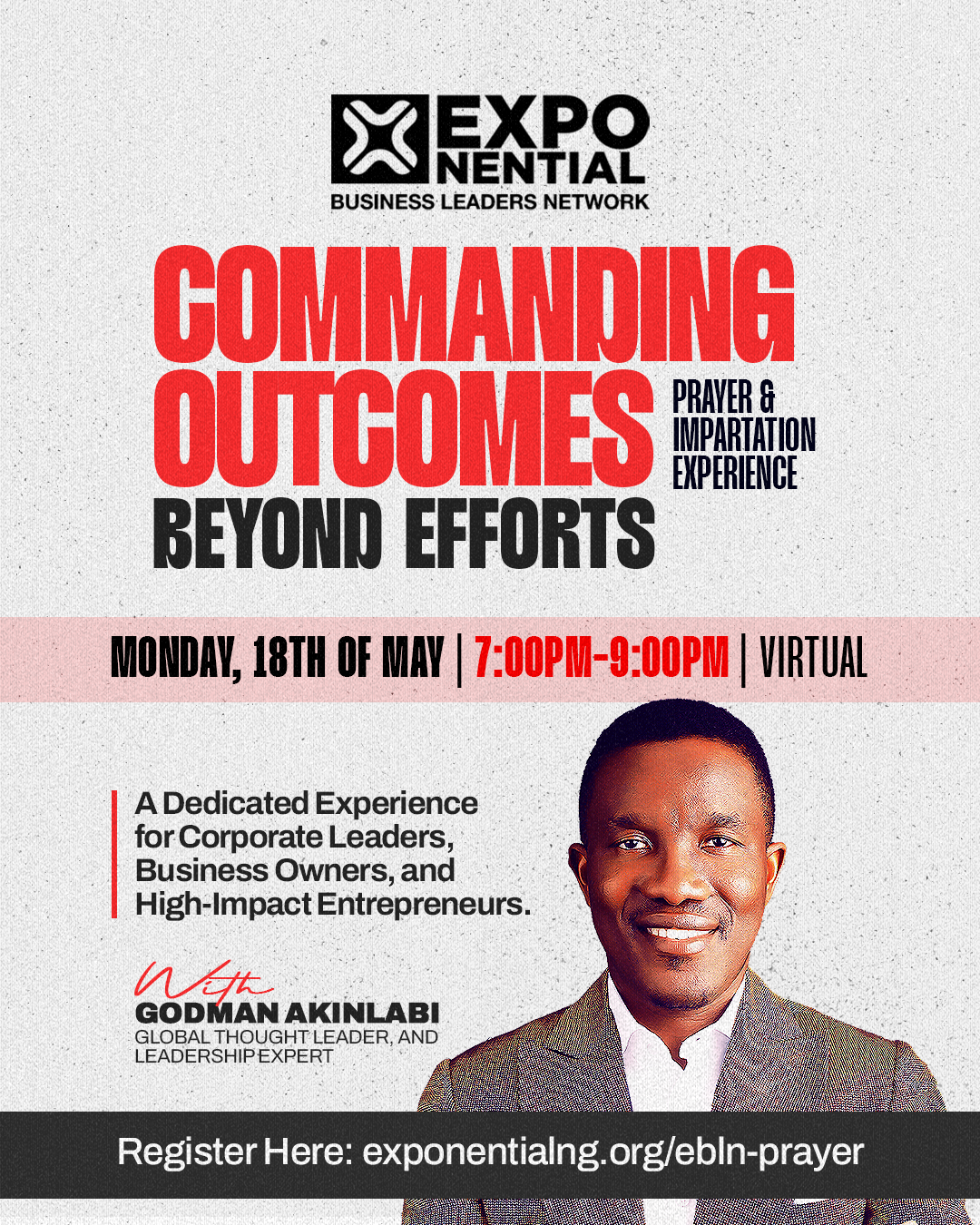 Take Charge — Event Flyer
